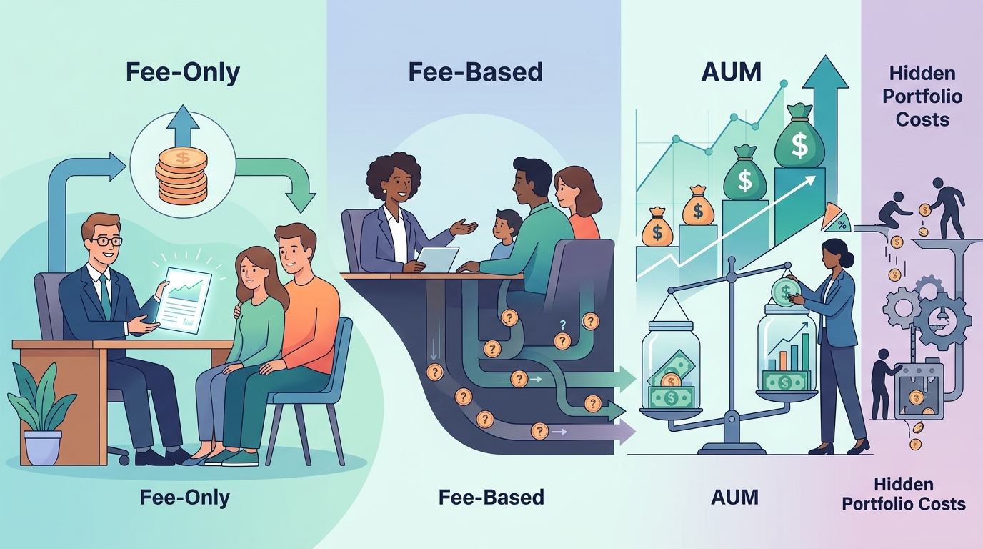 Fiduciary Financial Advisor Fees: Fee-Only vs. Fee-Based Models and AUM Pricing